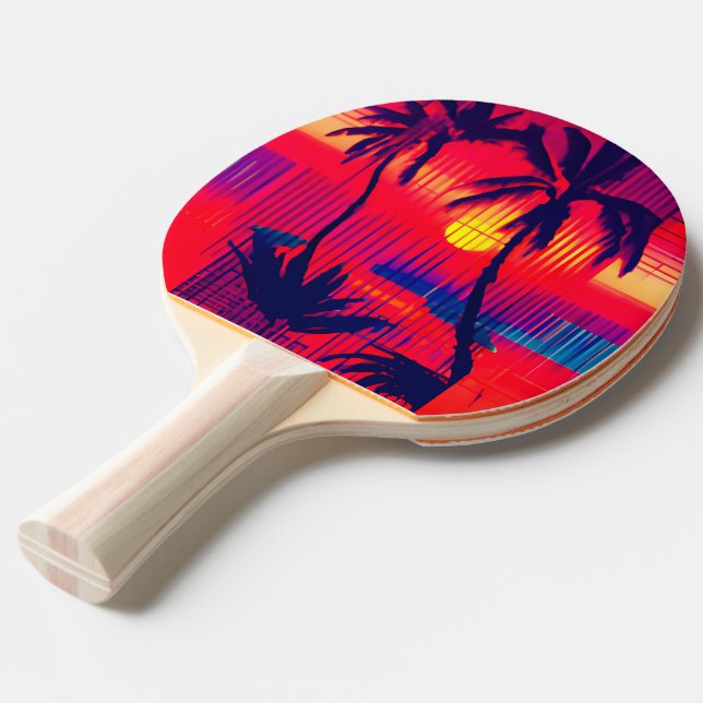 Raquete De Ping Pong Fantasía de Fuga Tropical (Frente inclinada)