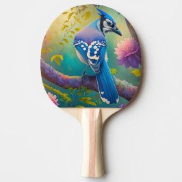 Raquete De Ping Pong Fantasy Birds Blue Jay