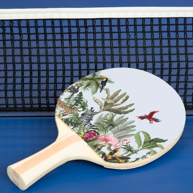 Raquete de Ping Pong Fauna da Selva Tropical (Insitu)
