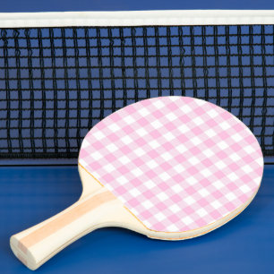 Raquete De Ping Pong Faye & Lauren Pink Gingham