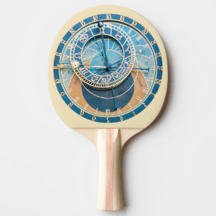 Raquete De Ping Pong Fechamento do Relógio Astronômico de Praga, R. Che