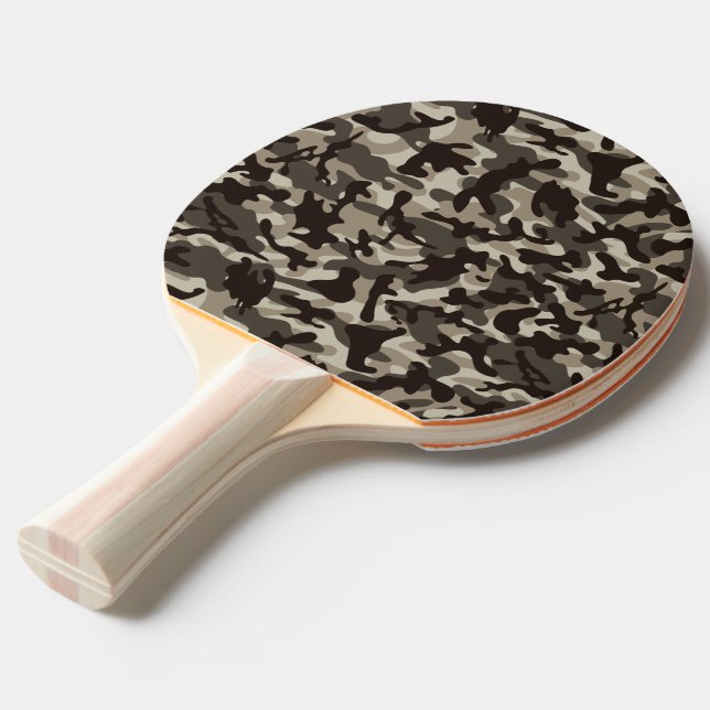 Raquete De Ping Pong Fechar Camuflagem do Quarto (Verso inclinado)