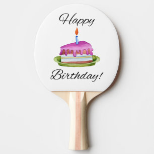 Raquete De Ping Pong Feliz aniversario!