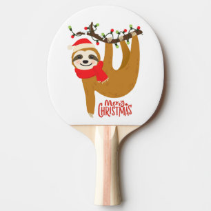 Raquete De Ping Pong Feliz Natal Feriados de Lã