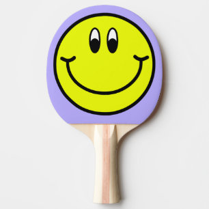 Raquete De Ping Pong Feliz Sorrindo Face Emoji Ping Pong Paddle