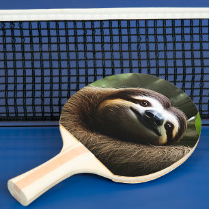 Raquete De Ping Pong Felpudo castanho, Ping Pong Paddle