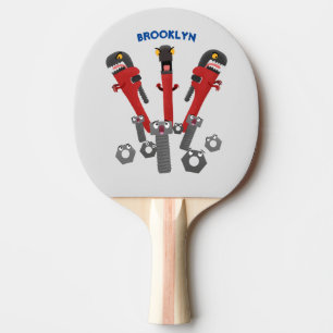 Raquete De Ping Pong Ferramentas engraçadas de monstro de wrench