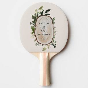 Raquete De Ping Pong Festa de casamento no inverno de queda da coroa fo