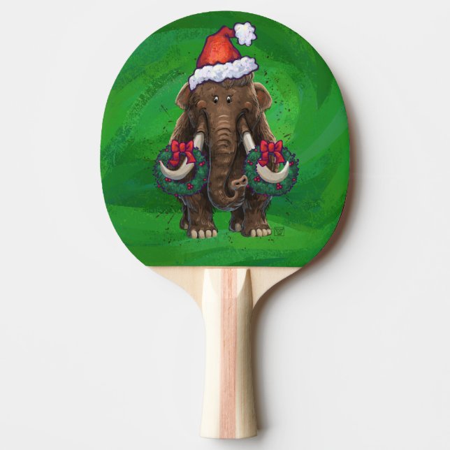 Raquete De Ping Pong Festivo Mastodon Verde (Frente)