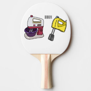 Raquete De Ping Pong Figura de desenho animado do Mixer