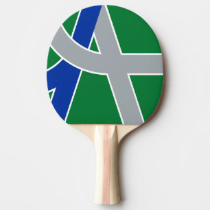 Raquete De Ping Pong Flag of Albany, Oregon