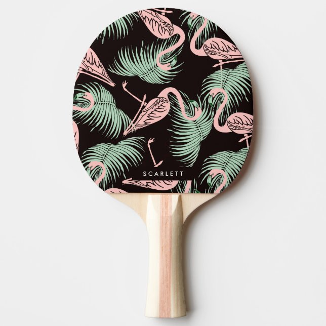 Raquete De Ping Pong Flamingo Pattern (Frente)