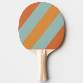 Raquete De Ping Pong Flor do Deserto Vintage Listras Ousadas