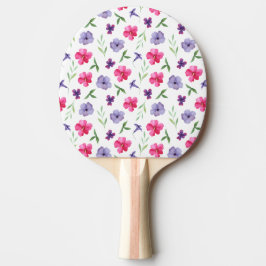 Raquete De Ping Pong Floral