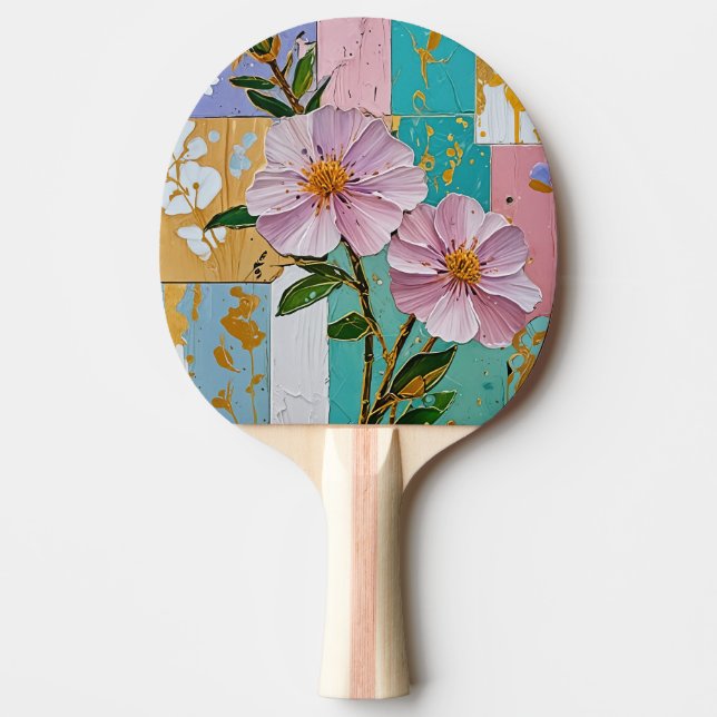 Raquete De Ping Pong Floral Delight (Frente)