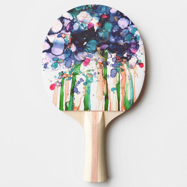 Raquete De Ping Pong Flores (Frente)