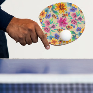 Raquete De Ping Pong flores