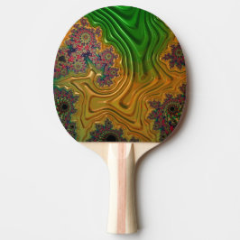 Raquete De Ping Pong Floresta Fractal