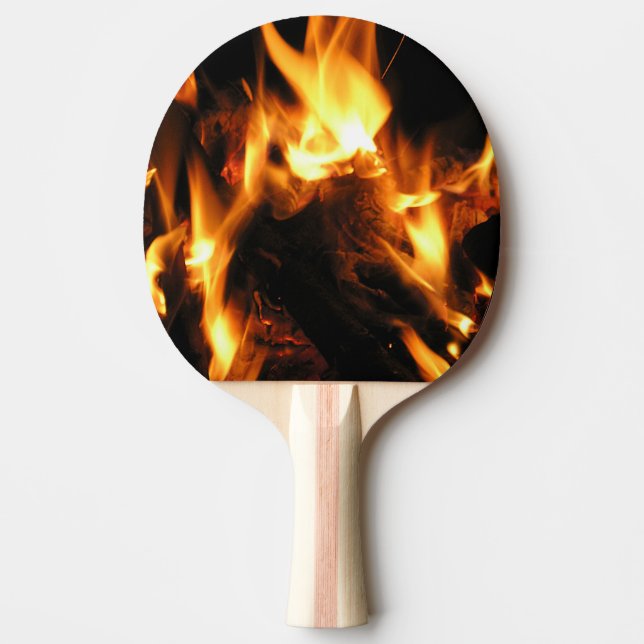 Raquete De Ping Pong Fogo (Frente)