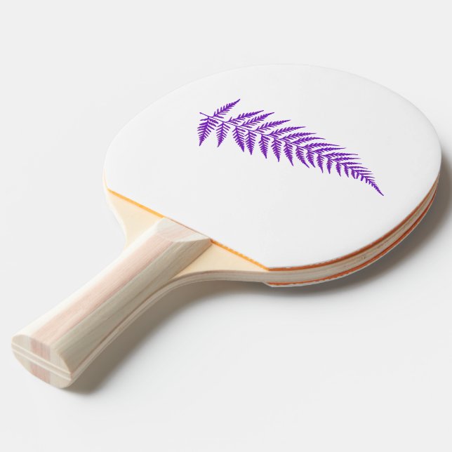 Raquete De Ping Pong Folha de Fern Australiana Pressionada - Correspond (Frente inclinada)