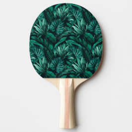 Raquete De Ping Pong Folhas tropicais