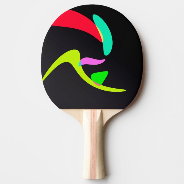 Raquete De Ping Pong Formas curvas (Frente)
