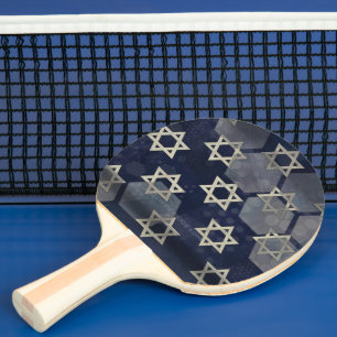 Raquete De Ping Pong Forte vibe de Hanukkah da SlipperyJoe's Estrela de