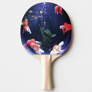 Raquete De Ping Pong Foto da tigela de peixe