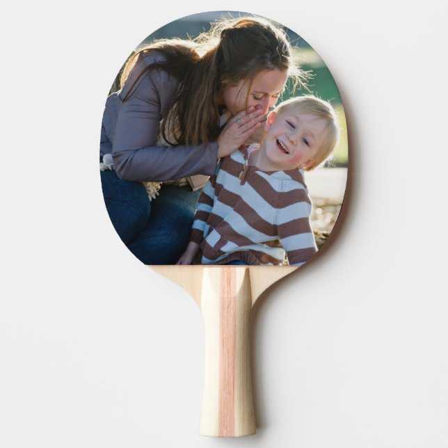 Raquete De Ping Pong  Foto Personalizada  (Frente)