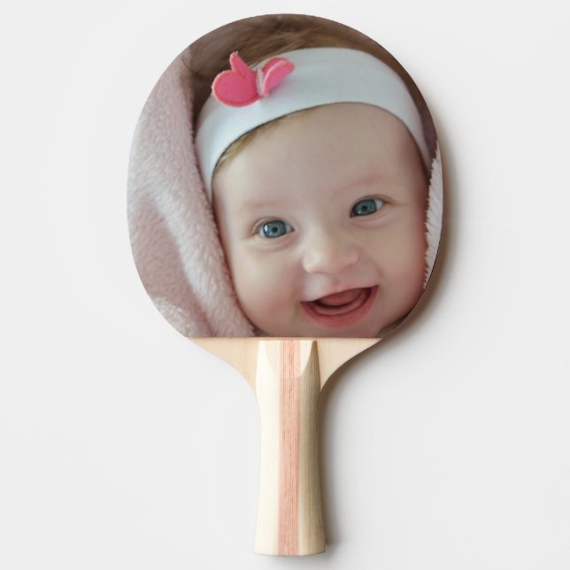 Raquete De Ping Pong Foto personalizada (Frente)