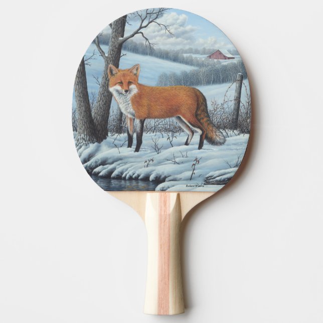 Raquete De Ping Pong Fox vermelho (Frente)