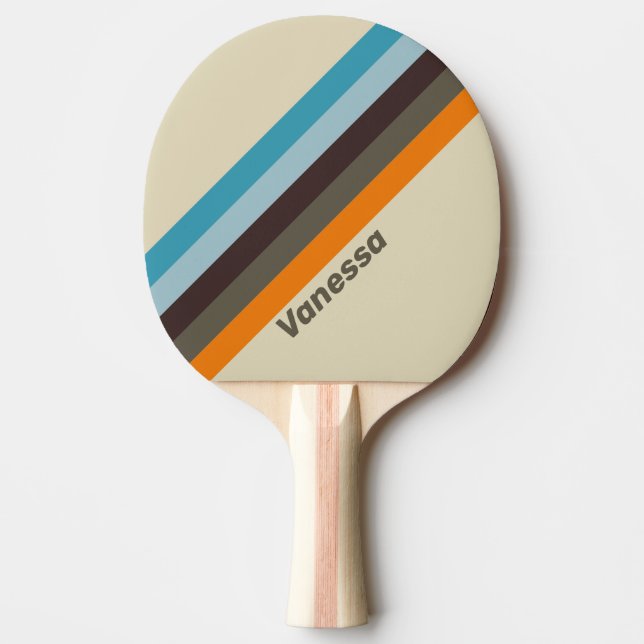 Raquete De Ping Pong Foxglove Rust Strike com Nome (Frente)