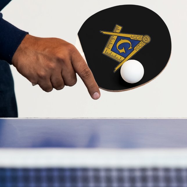 Raquete De Ping Pong Freemason Party - CHURRASCO Masonic Freemasonry (Insitu)