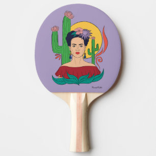 Raquete De Ping Pong Frida Kahlo Desert Graphic
