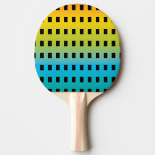 Raquete De Ping Pong Fulgor de néon nos 2 fluorescentes coloridos