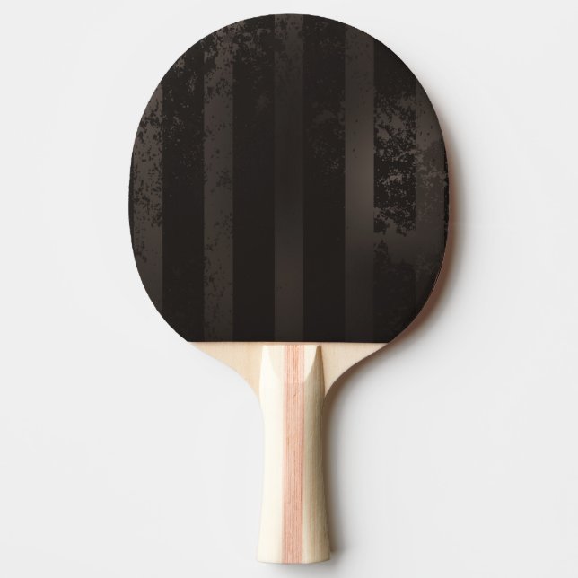 Raquete De Ping Pong Fundo castanho listrado a vapor (Frente)
