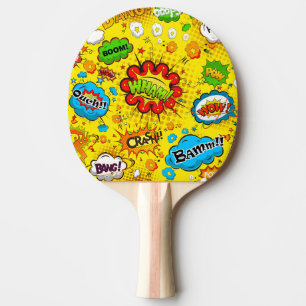 Raquete De Ping Pong Fundo de sons de Wham Bamm