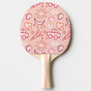 Raquete De Ping Pong fundo do brinquedo