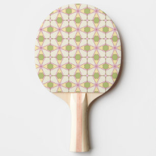Raquete De Ping Pong Fundo retro colorido 3 do teste padrão