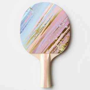 Raquete De Ping Pong Fundo Rosa Texturizado