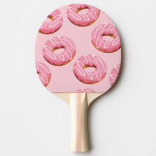 Raquete De Ping Pong Fundo sem costura de Rosquinhas envidraçadas