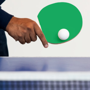 Raquete De Ping Pong Fundo Verde Sólido