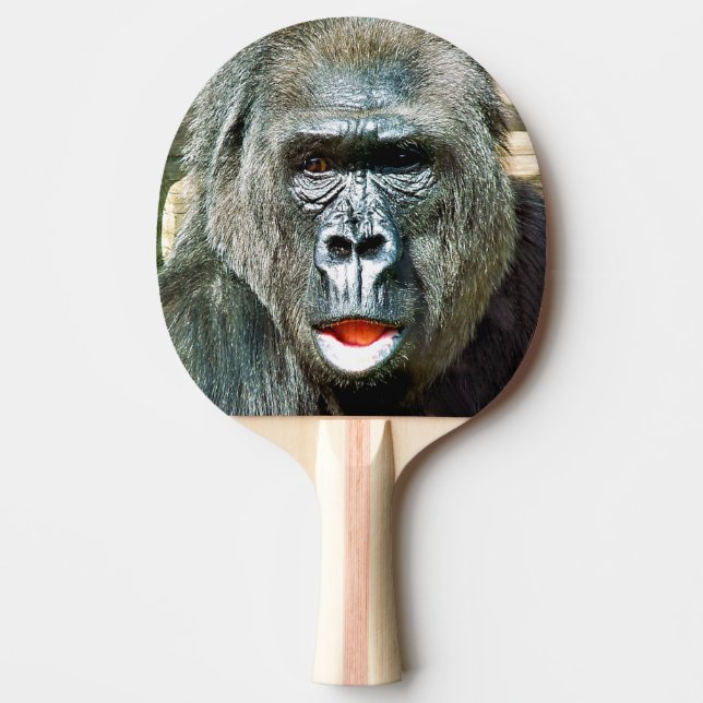 RAQUETE DE PING PONG FUNNY CUTE GORILLA (Frente)