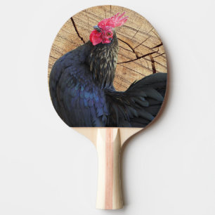 Raquete De Ping Pong Galo Preto