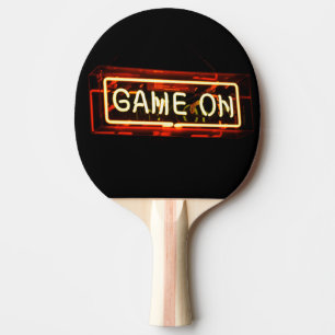 Raquete De Ping Pong Game On Neon Sign Game