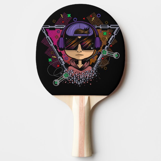Raquete De Ping Pong Gamer Boy (Frente)