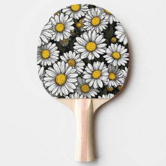 Raquete De Ping Pong Gänseblümchen Comic Style 