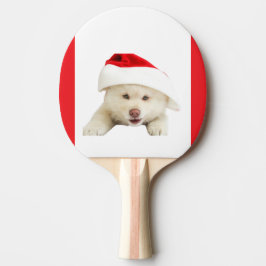 Raquete De Ping Pong Gatinhos de Natal bonitos e Arte de Linha do Coraç