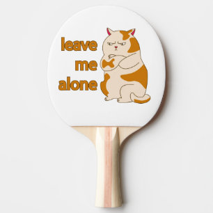 Raquete De Ping Pong Gato gordo me deixa em paz