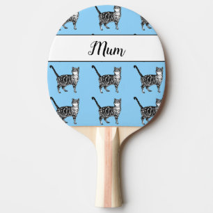 Raquete De Ping Pong Gatos Brancos Brancos Gatos Gatos Brancos Gatos Wh